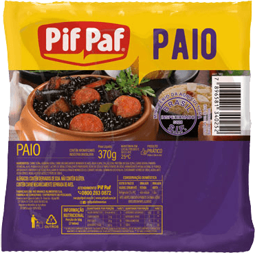 Linguiça Paio Pif Paf 370g