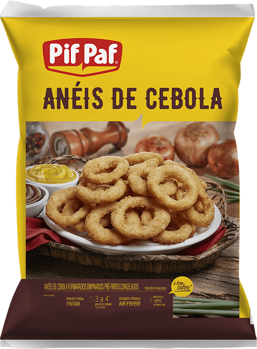Anéis de Cebola Pif Paf Congelada 400g
