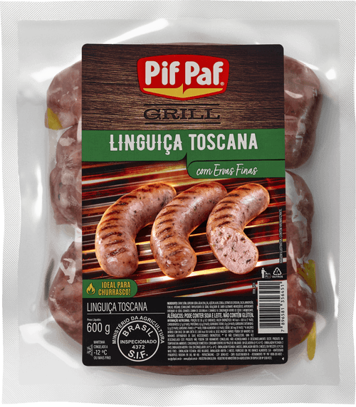 Linguiça Suína Pif Paf com Ervas Finas 600g