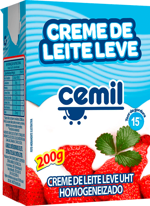 Creme de Leite Leve UHT Cemil Caixa 200g