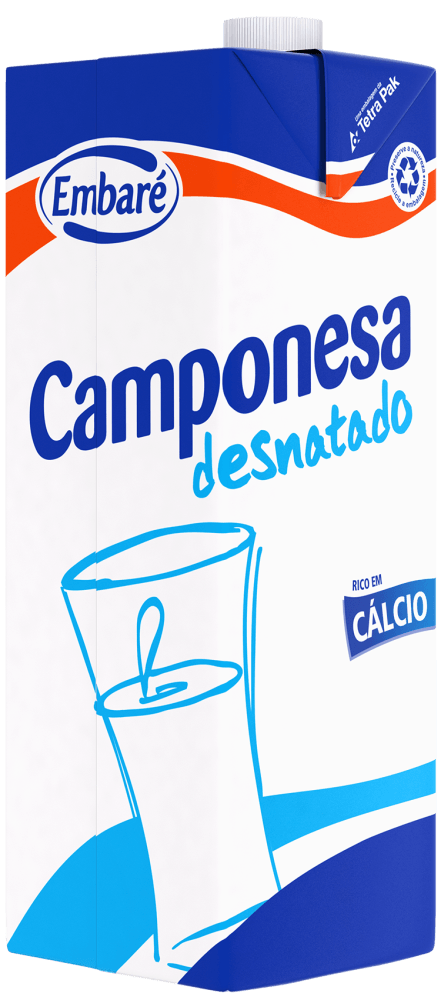 Leite Longa Vida Desnatado Camponesa 1L