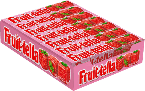 Bala Morango Fruit-Tella Pacote 40g