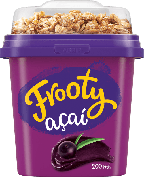 Sorbet com Granola Açaí Frooty Pote 200ml