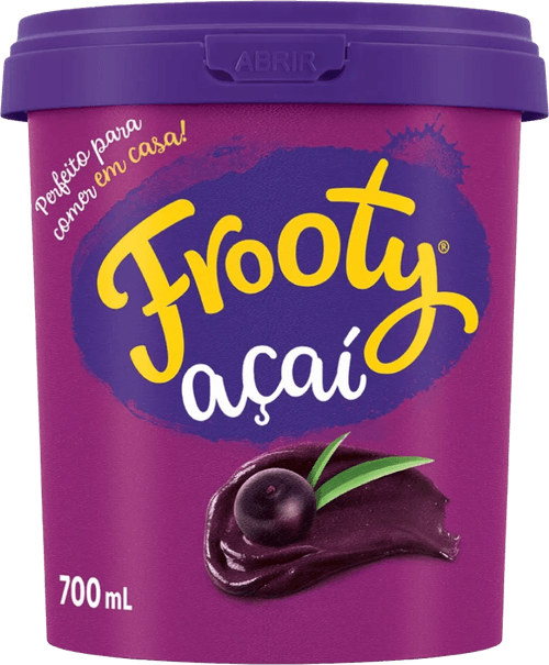 Sorbet Açaí e Banana Frooty Pote 700ml