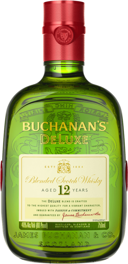 Whisky Escocês Blended 12 Anos Buchanan's Deluxe Garrafa 750ml