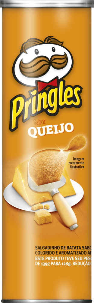 Batata Pringles Queijo Tubo 128 g