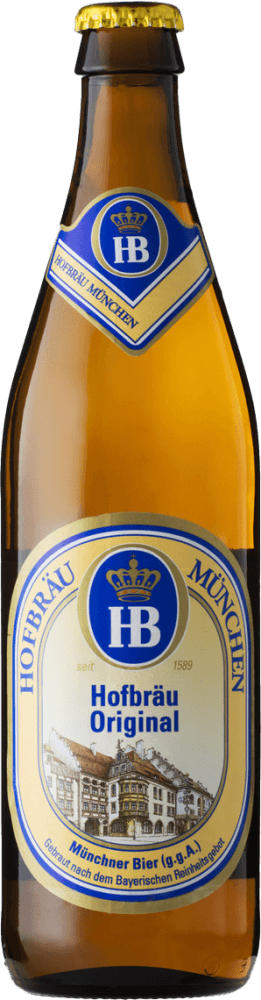 Cerveja Münchner Helles Original HB Garrafa 500ml