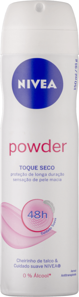 Desodorante Aerossol Nivea Powder Confort Feminino 150ml