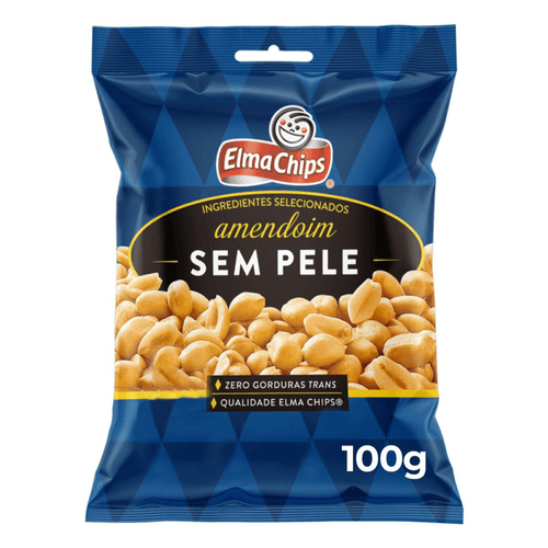 Amendoim Frito E Salgado Elma Chips 100G