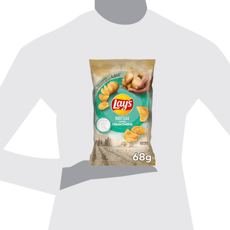 Batata-Frita-Lays-Rustica-Cream-Cheese-68G