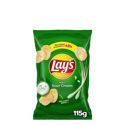 Batata Frita Lisa Creme De Cebola Lays 115G