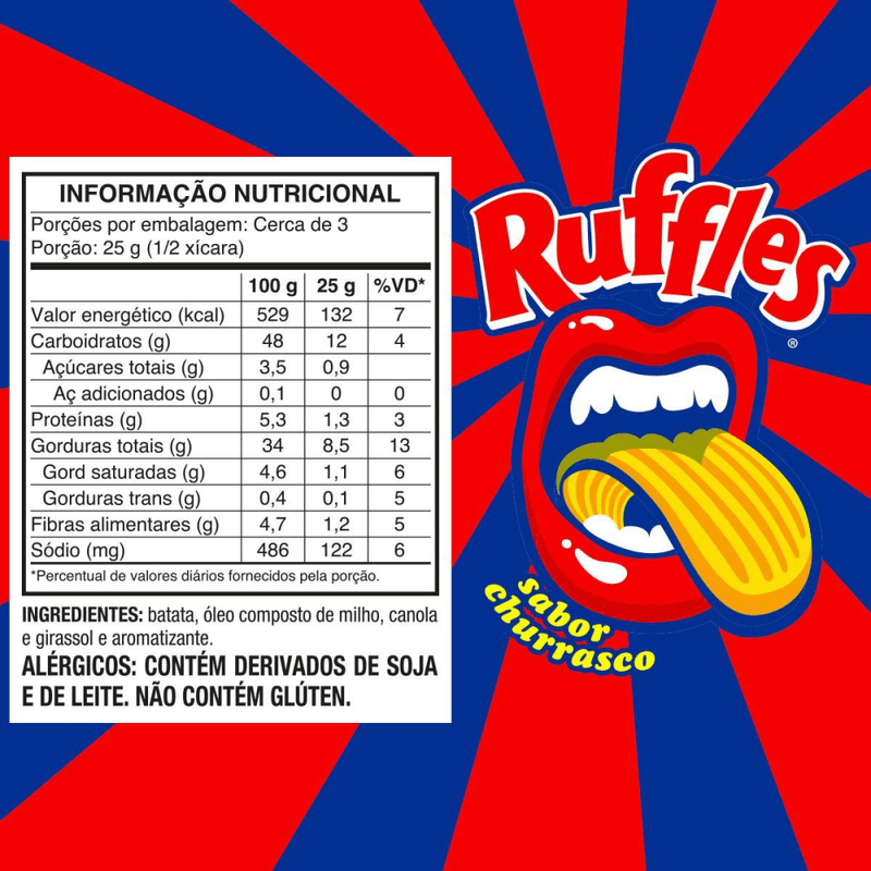 Batata-Frita-Ondulada-Churrasco-Elma-Chips-Ruffles-68G