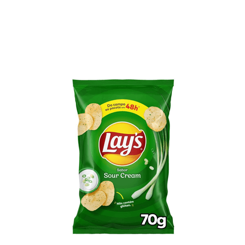 Batata Frita Lisa Creme De Cebola Lays 70G