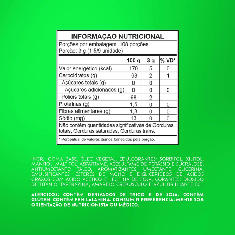 Chiclete-Trident-XSenses-Spearmint-Sem-Acucar-Garrafa-54g