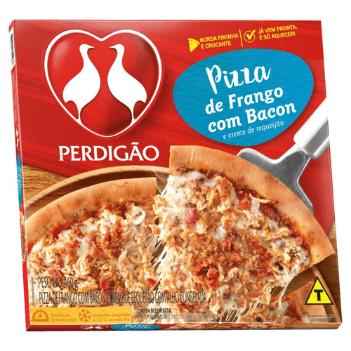 Pizza de Frango com Bacon e Requeijãp 460g