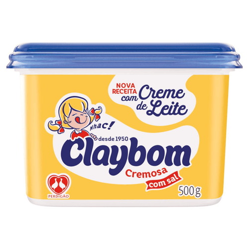 Margarina cremosa com sal Claybom pote 500g