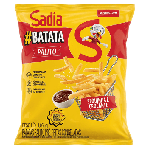 Batata palito pre-frita congelada 1.05kg Sadia