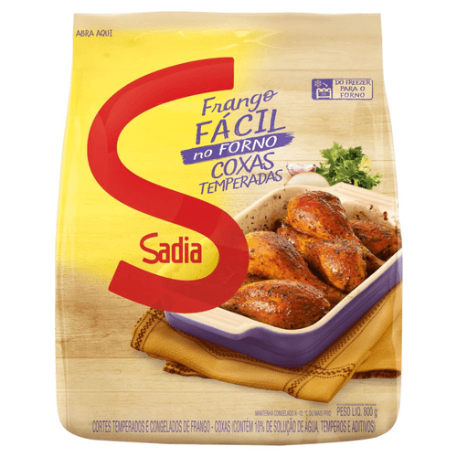 Coxa temperada Frango Fácil 800g Sadia