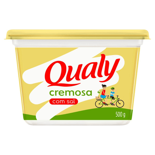 Margarina cremosa com sal Qualy pote 500g