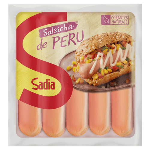 Salsicha peru 500g Sadia