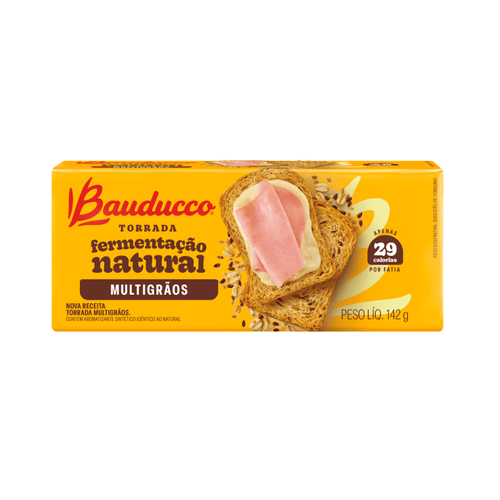 Torrada Multigrãos Bauducco Pacote 142g