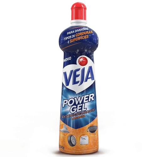 Super Desengordurante Veja Power Gel Laranja 500ml