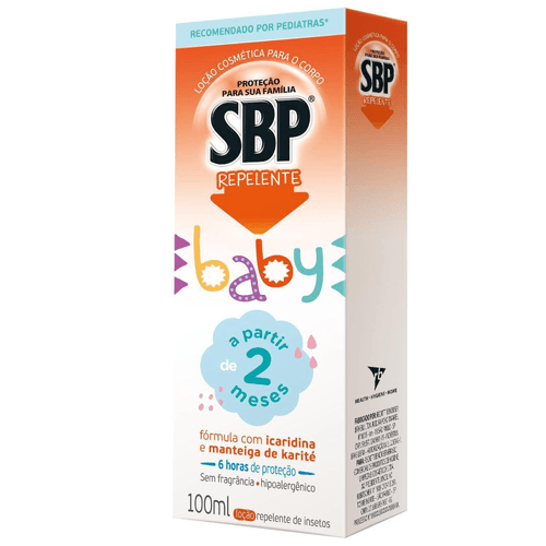 Repelente para Bebê SBP Baby Loção Corporal com Icaridina 100ml