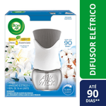 Difusor-de-Ambiente-Eletrico-Lirio-Branco---Algodao-com-Oleos-Essenciais-Bom-Ar-Air-Wick-Caixa-Gratis-Refil-16ml