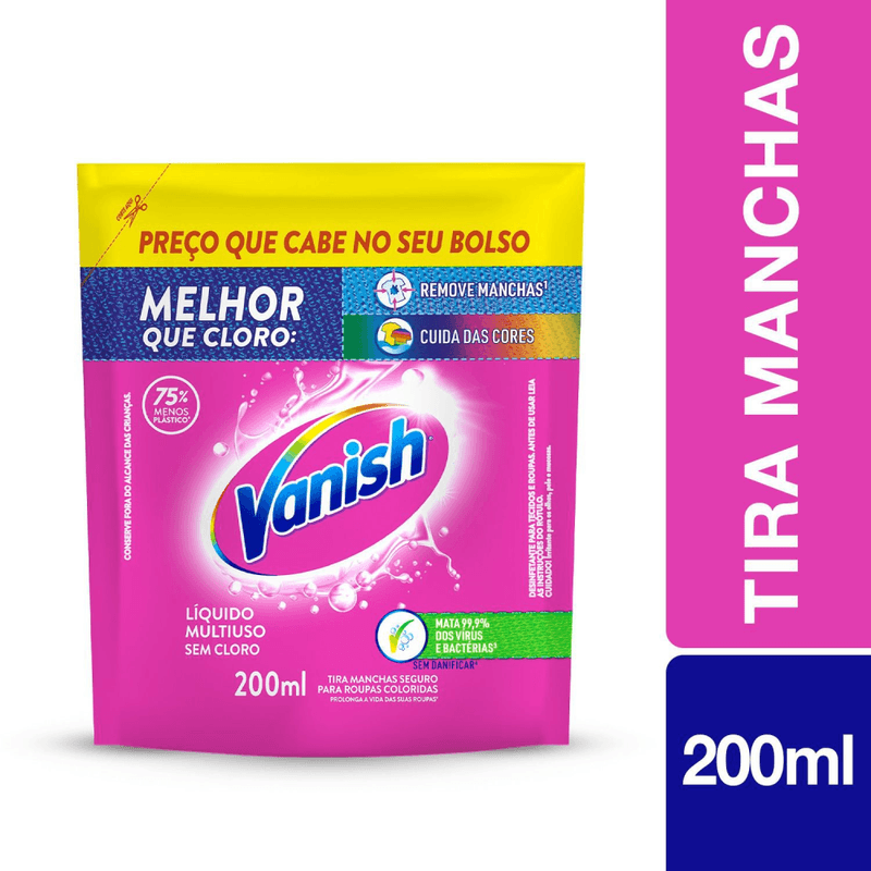 Tira-Manchas-Vanish-Liquido-Multiuso-para-roupas-coloridas-Refil-Economico-200ml