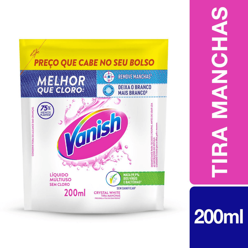 Tira-Manchas-Vanish-Liquido-Crystal-White-para-roupas-brancas-Refil-Economico-200ml