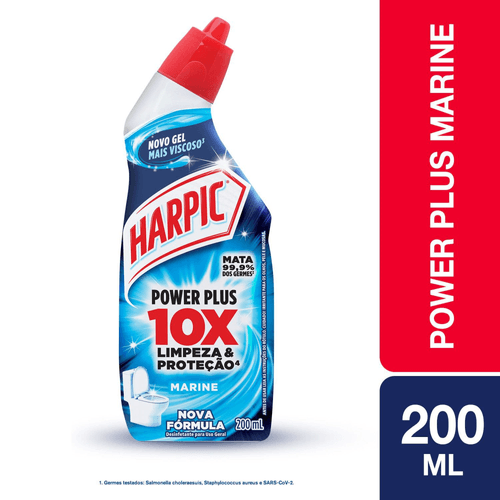 Desinfetante Sanitário Líquido Harpic Power Plus Desodorizador 200ml