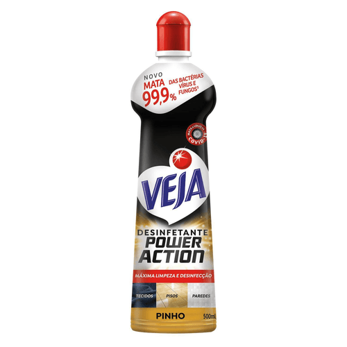 Desinfetante Multisuperficies Veja Power Action Pinho Squeeze 500ml