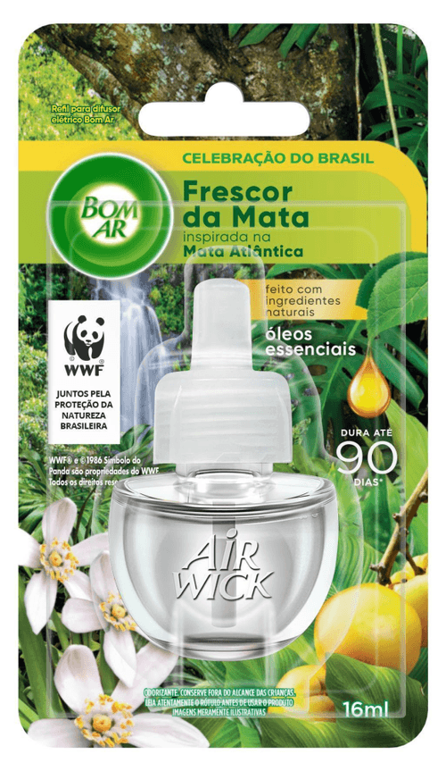 Difusor Elétrico Bom Ar Frescor da Mata Refil 16ml