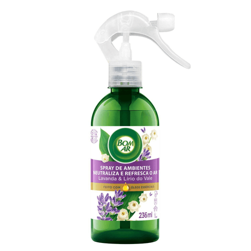 Desodorizador Bom Ar Spray De Ambientes Lavanda 236ml