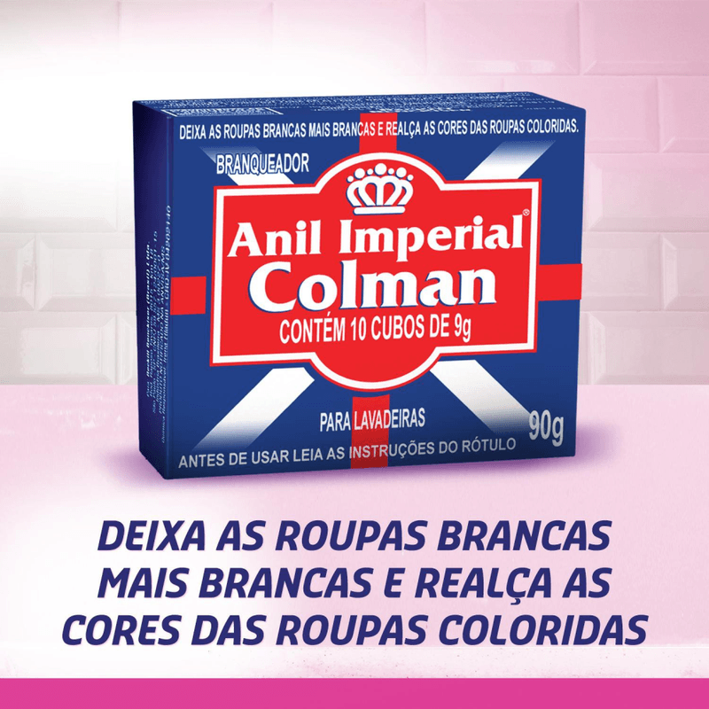 Branqueador-Anil-Imperial-Colman-com-10-cubos-de-9g-cada