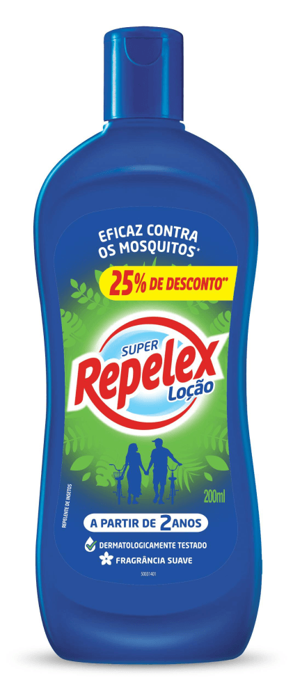 Repelex Repelente Family Care Loção 200ml 25% de Desconto