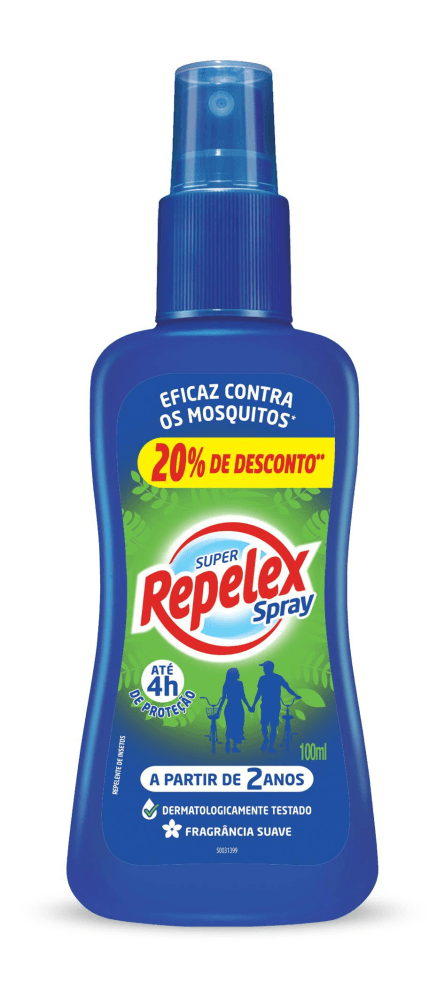 Repelex Repelente Family Care Spray 100ml 20% de Desconto