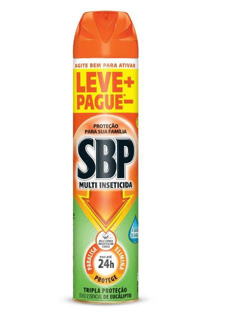 SBP Multi Inseticida Aerossol Óleo de Eucalipto 450ml Leve+ Pague-