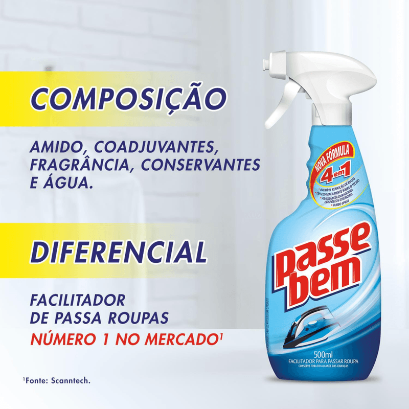 Facilitador-Spray-de-Passar-Roupas-Passe-Bem-4-em-1-500ml