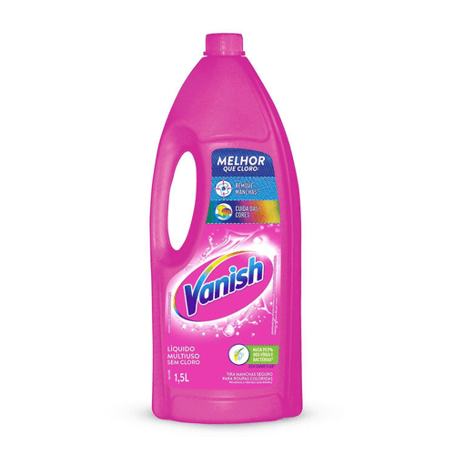 Tira Manchas Vanish Líquido Multiuso para roupas coloridas 1,5L