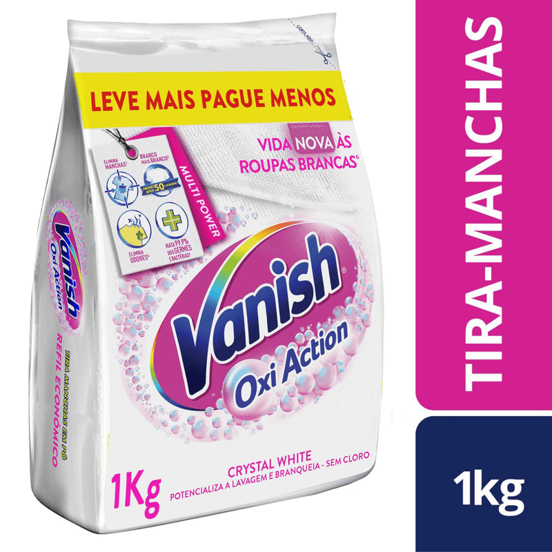 Tira-Manchas-Vanish-em-Po-Crystal-White-Oxi-Action-para-roupas-brancas-Refil-Economico-1kg