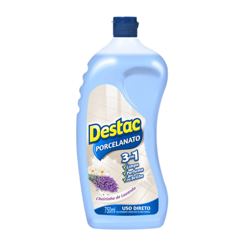 Limpa Piso Destac para Pisos Porcelanato Cerâmica Lavanda e Alfazema 750ml