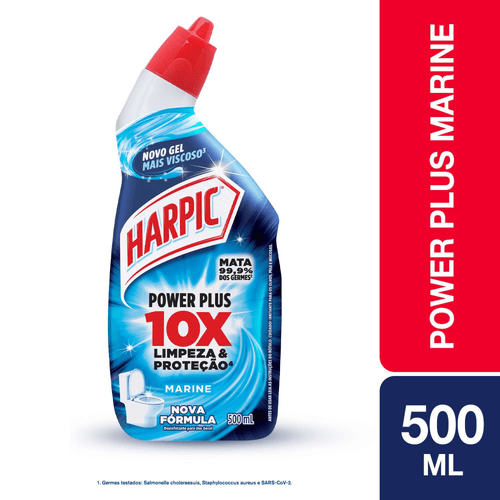 Desinfetante Sanitário Líquido Harpic Power Plus Marine 500ml