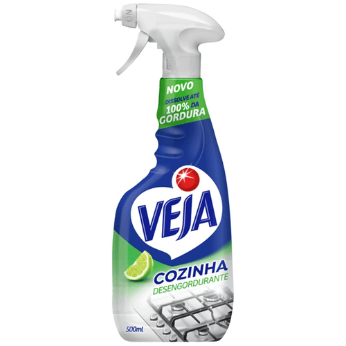 Desengordurante Spray Veja Cozinha Limão 500ml