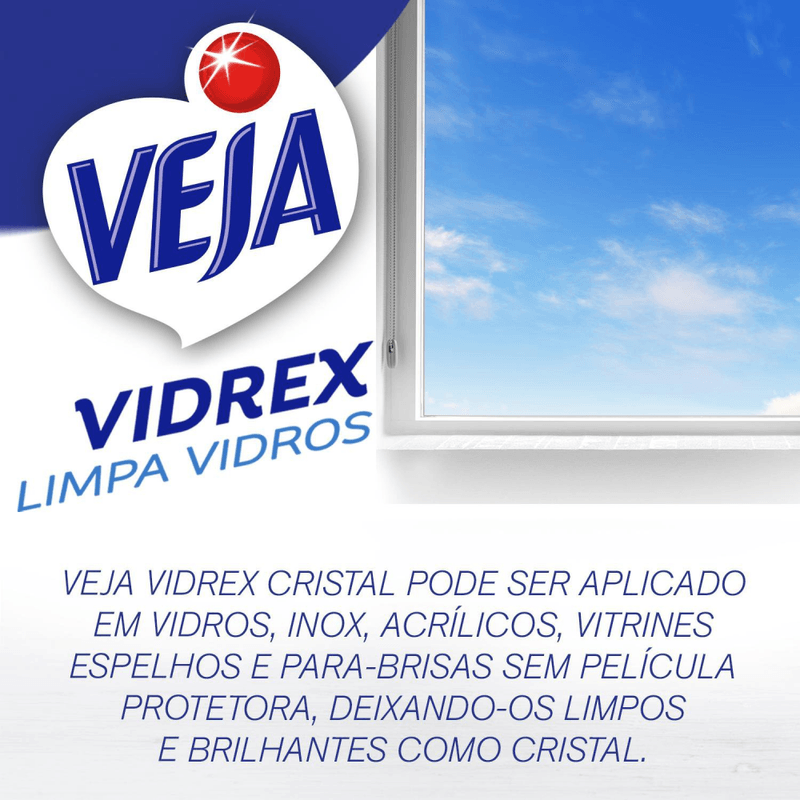 Limpa-Vidros-Spray-Veja-Vidrex-Cristal-500ml