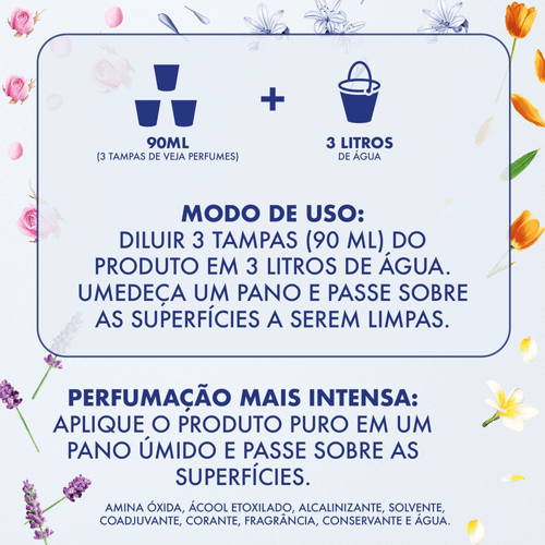 Limpador Perfumado Veja Lavanda da França - 500ml