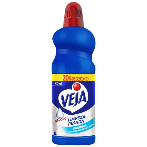 Limpador para Limpeza Pesada Original Embalagem Econômica, Veja, 1L