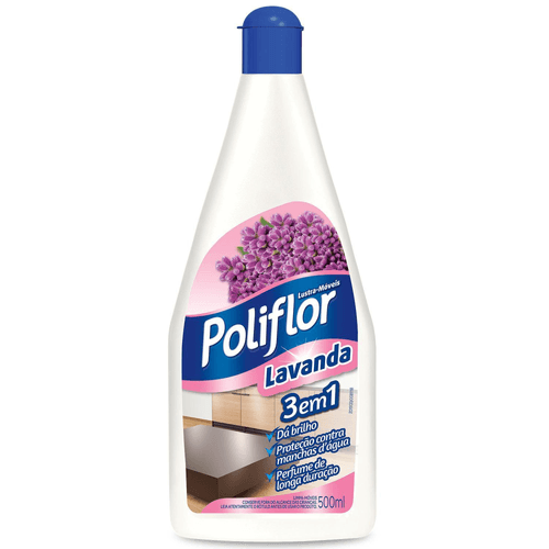 Lustra Móveis Poliflor Lavanda 500ml