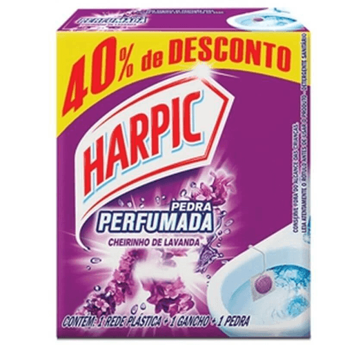 HARPIC PEDRA SANITÁRIA AROMA PLUS LAVANDA 1un 40% DE DESCONTO