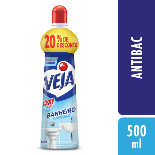Limpador Veja Gold X14 Banheiro 500ml com 20% de Desconto
